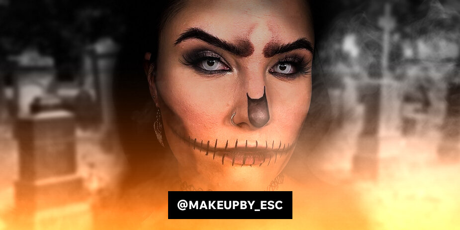 Tutoriel Maquillage Facile et Effrayant pour un Crâne !