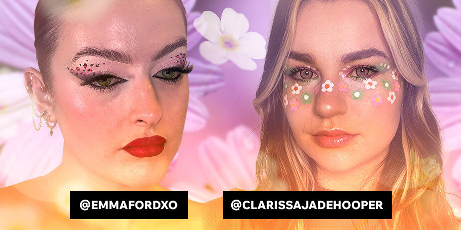 Maquillaje alternativo y lentes de contacto