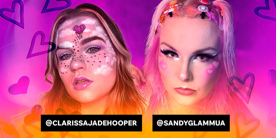 Kreieren Sie Valentinstags-Make-up mit Crazy Contact Lenses