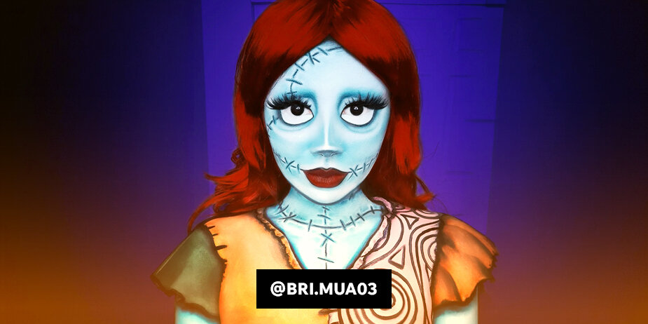 Halloween Tutorial: Sally Stitches Makeup