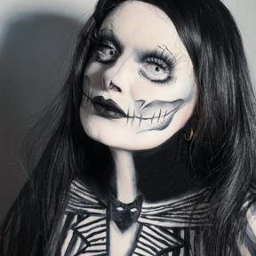 Zombie White [Jack Skellington] | @emilymartistry