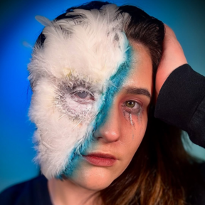 Mesh White | @makeupby_esc