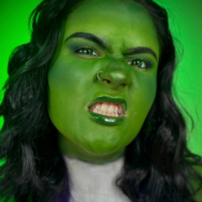 Hulk Green [She-hulk] | @makeupby_esc