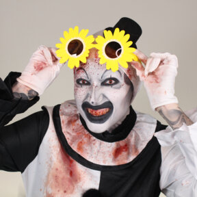 White Blood Splat (Art the Clown) | @LadyParadoxx