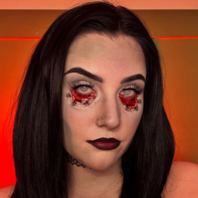 I Glow White Mesh UV | @makeupby_esc