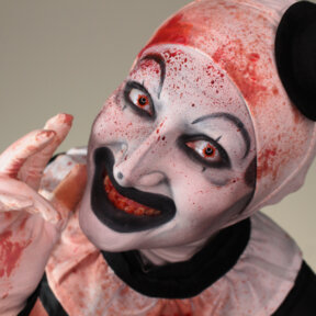 White Blood Splat (Art the Clown) | @LadyParadoxx