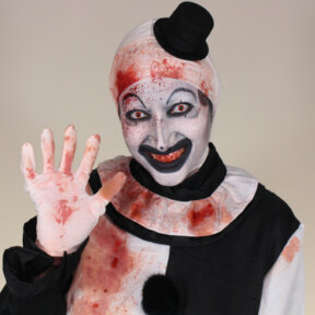 White Blood Splat (Art the Clown) | @LadyParadoxx