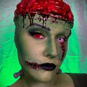 Mini Sclera Red & Zombie White | @makeupby_esc