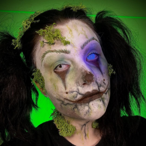 I Glow White Mesh UV & Zombie White | @makeupby_esc