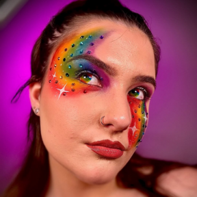 Rainbow Multicoloured | @makeupby_esc