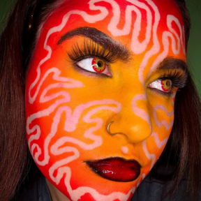 Flame Eyes | @makeupby_esc