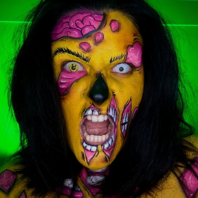 Smiley & Zombie White | @makeupby_esc