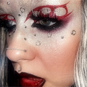 Silver Mirror | @juliaredmakeup