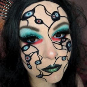 Hellraiser Demon Black | @sandyglammua