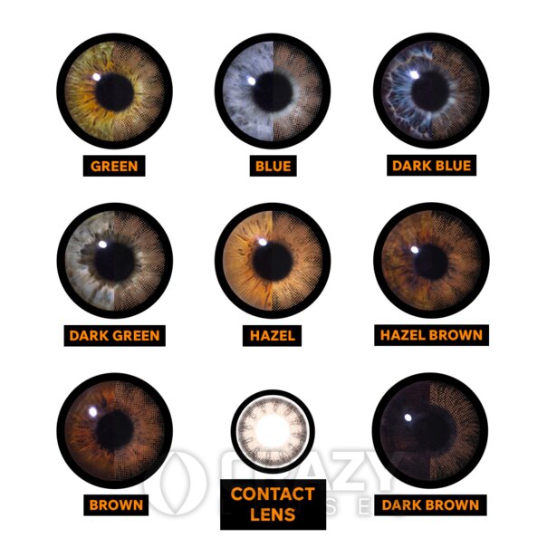 Big Eye Sexy Brown Eye Accessories (Pair) | Big Eye Eye Accessories