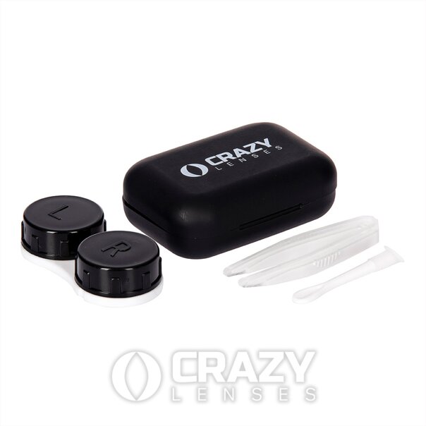 Crazy Lenses Travel Lens Case Kit Black | Lens Travel Cases