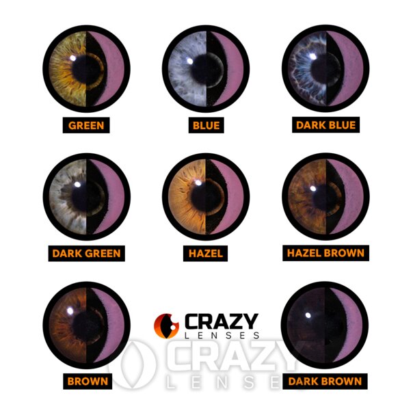 Cat UV Pink Costume Contacts | 30 Day Costume Contact Lenses