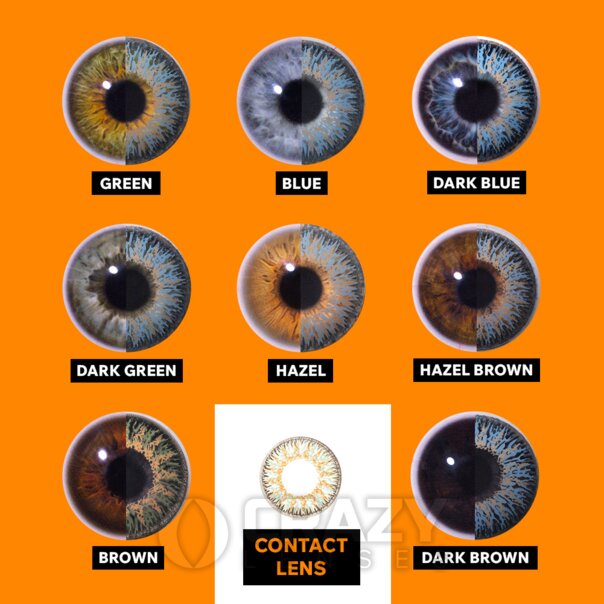 Glamour Green Natural Contact Lenses (30 Day)