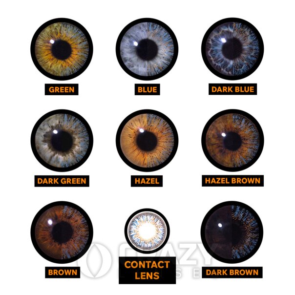 Blend Blue Natural Contact Lenses (30 Day) | Crazy Lenses