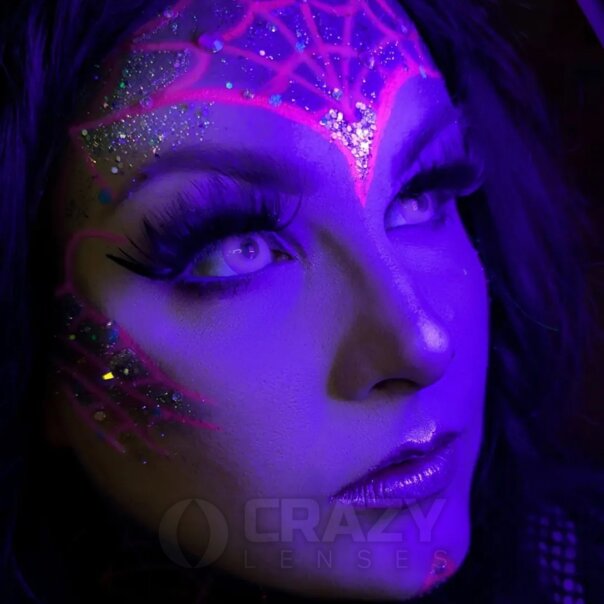 UV Violet Costume Contact Lenses (Daily) | Crazy Lenses
