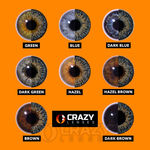 Schiefergraue, natürliche Kontaktlinsen (Tageslinsen) | Crazy Lenses
