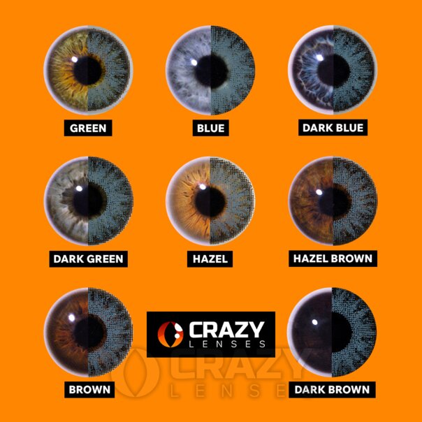 Lunar Gray Natural Contact Lenses (Daily) | Crazy Lenses