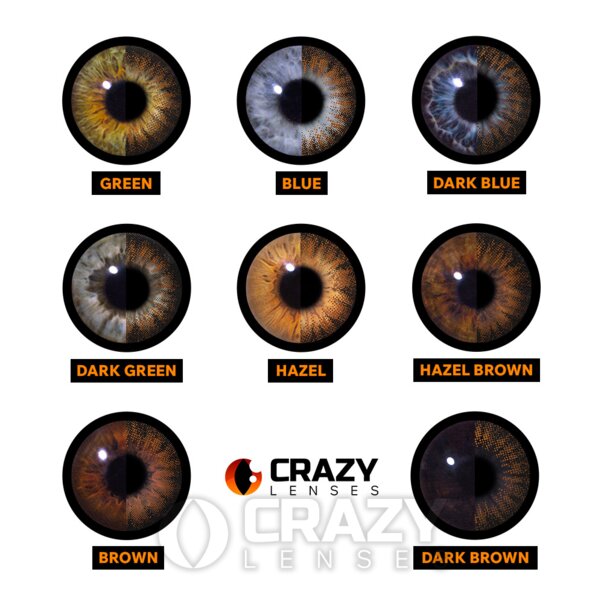 Big Eye Sweet Honey Natural Contact Lenses (30 Day) | Crazy Lenses