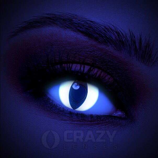 Cat White UV Contact Lenses | 30 Day Costume Contacts