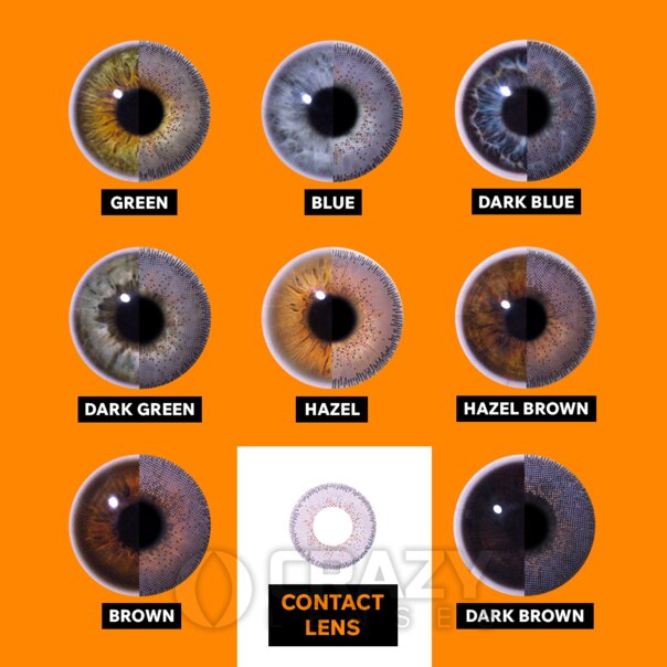 Lentes de contacto violeta natural | Lentes de contacto de color mensuales