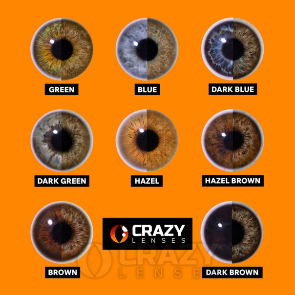 Lentes de contacto color marrón almendra natural (diarias) | Lentes locas