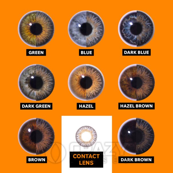 3 Tone Violet Natural Contact Lenses | Monthly Coloured Contacts