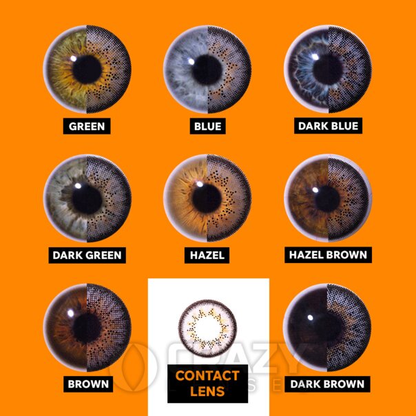 Tri Tone Platinum gray Natural Contact Lenses (90 Day) | Crazy Lenses
