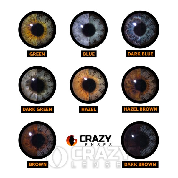 Big Eye Evening Grey Eye Accessories (Pair) Big Eye Eye Accessories