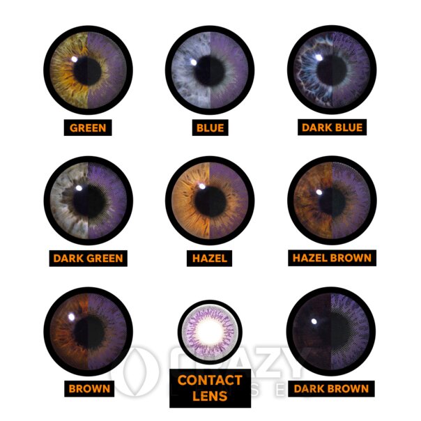 Angelic Blue Costume Contact Lenses (90 Day) | Crazy Lenses