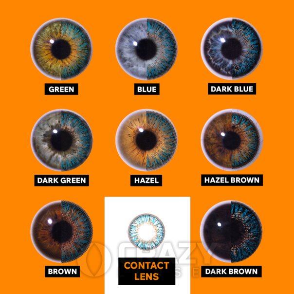 Aqua Blend Natural Contact Lenses (30 Day) | Crazy Lenses