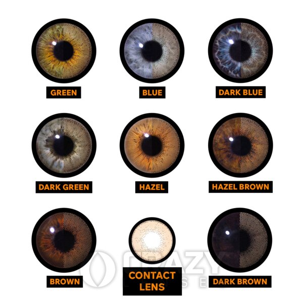 Glaze Honey Natural Contact Lenses (Daily) | Crazy Lenses