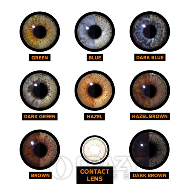3 Tone Mint Natural Contact Lenses | Monthly Coloured Contacts