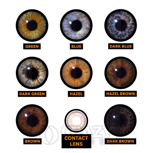 Blend Green Natural Contact Lenses (Daily) | Crazy Lenses