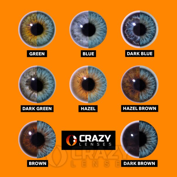 Lenti a contatto naturali blu oceano (giornaliere) | Crazy Lenses