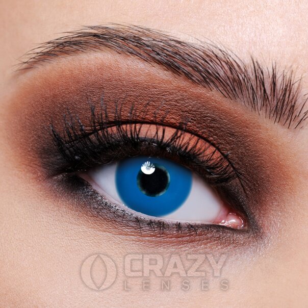 UV Blue Costume Contact Lenses (Daily) | Crazy Lenses