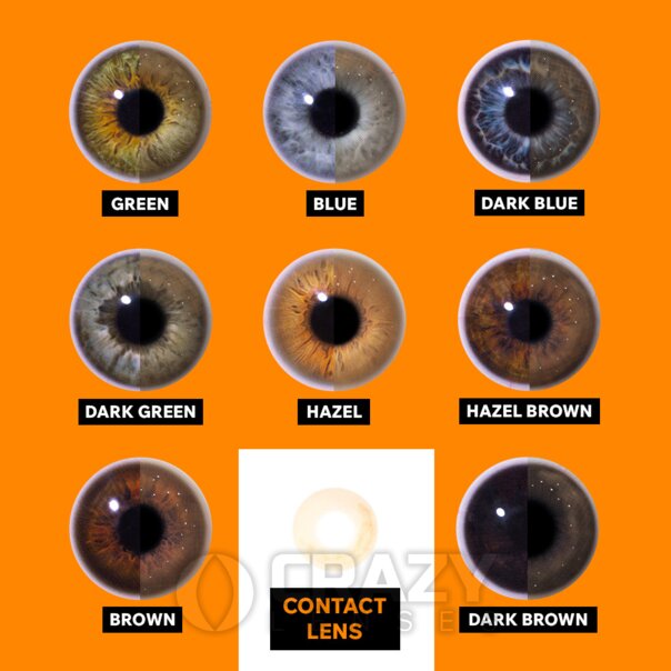 Lenti a contatto Jasper Yellow Costume (30 giorni)