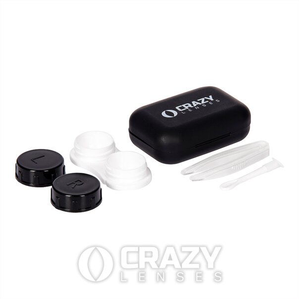 Crazy Lenses Travel Lens Case Kit Black | Lens Travel Cases