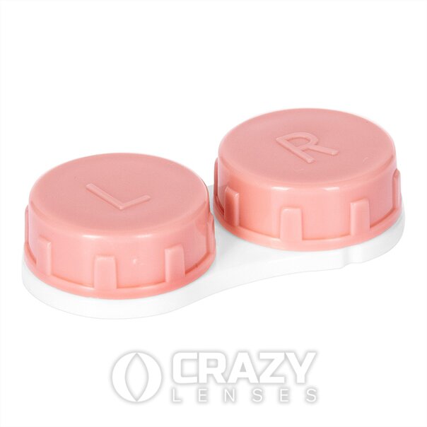 Crazy Lenses Travel Lens Case Kit Pink | Lens Travel Cases