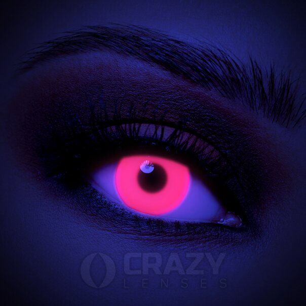 Lenti a contatto rosse UV per costumi (30 giorni) | Crazy Lenses