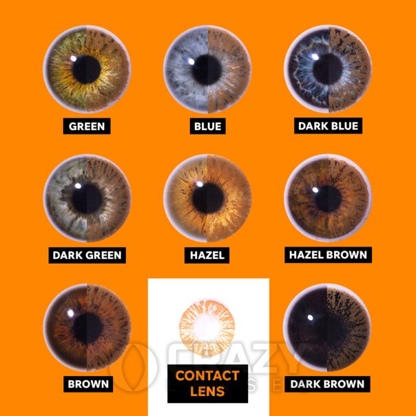 One Tone Brown Natural Contact Lenses (30 Day)