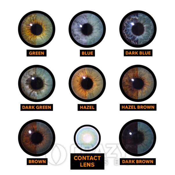 Sky Blue Natural Contact Lenses (Daily) | Crazy Lenses