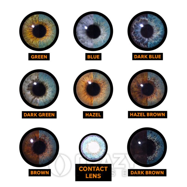 Turquoise Natural Contact Lenses | Monthly Colored Contacts