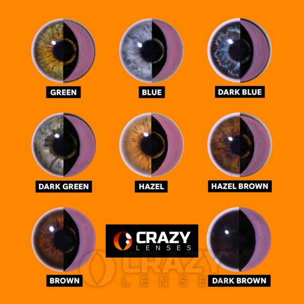 Lentilles de contact fantaisie chat UV roses | Lentilles de contact fantaisie 30 jours