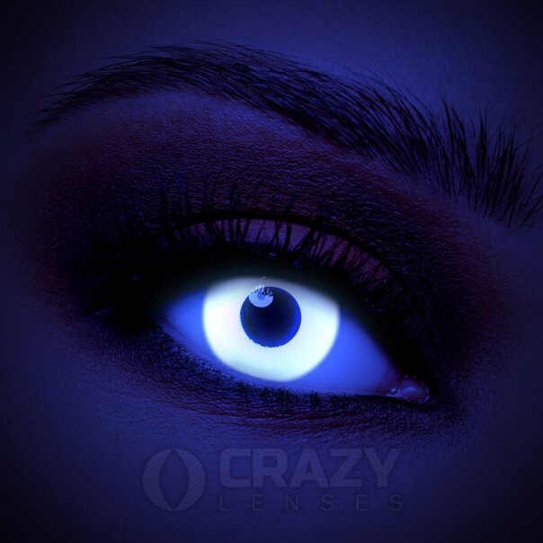 UV Blue Costume Contact Lenses (Daily) | Crazy Lenses