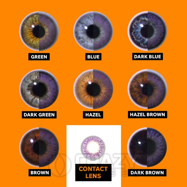 Angelic Blue Costume Contact Lenses (90 Day) | Crazy Lenses